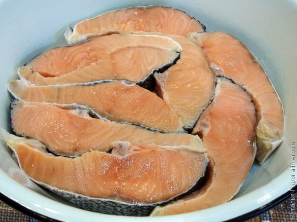 Красная рыба запечная в духовке